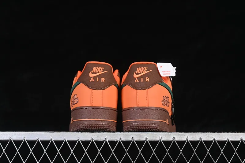 All Categories Nk Air Force 1 Air Force Series Nk Air Force 1 Low Air Force Low Nike Air Force 1'07 Low Joint Orange Brown Elegant Green Air Force One Low Casual Shoes DF0188-126